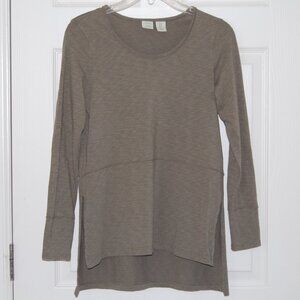 Lucy & Laurel Heather Green Long Sleeve Top, Women S (Bust: 35" Unstretched)